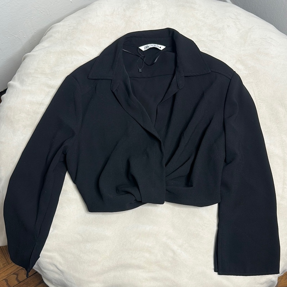 Zara Black Blouse